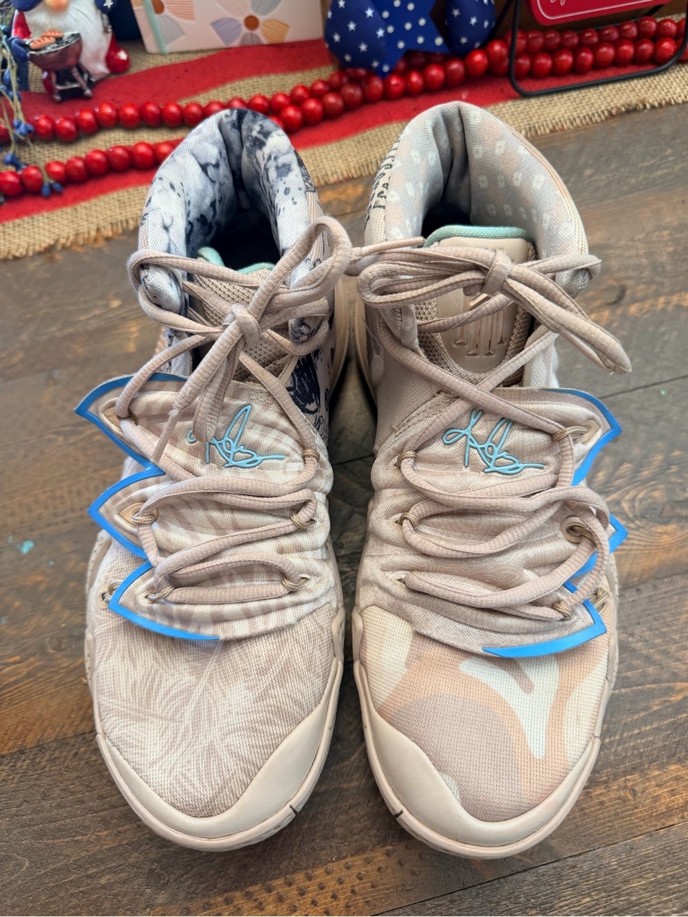 Nike Kyrie S2 Hybrid 'Desert Camo' size 8 fossil stone color 2020 Release GUC - Picture 8 of 16